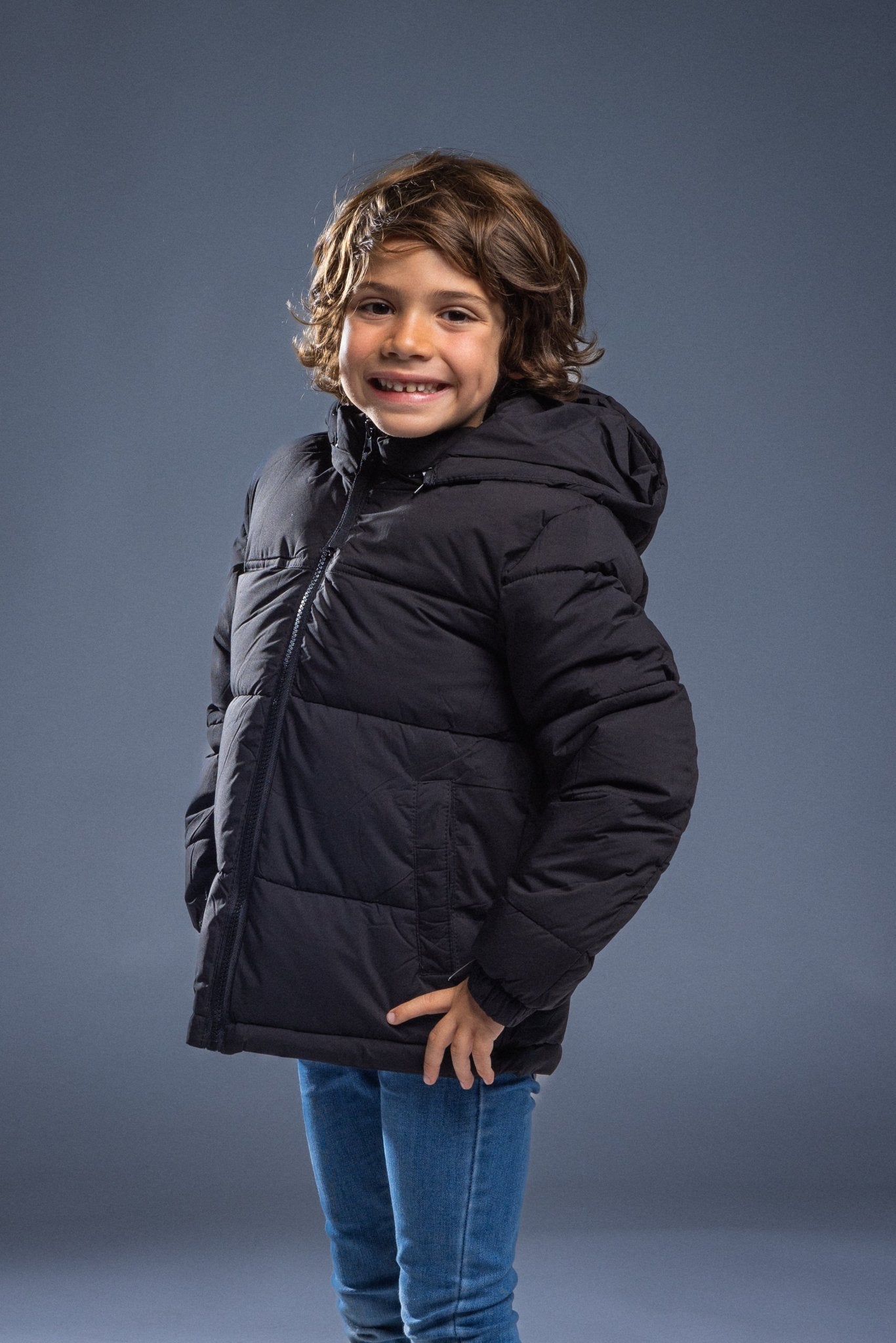 BiColor Kids Bleu Noir - La Doudounerie