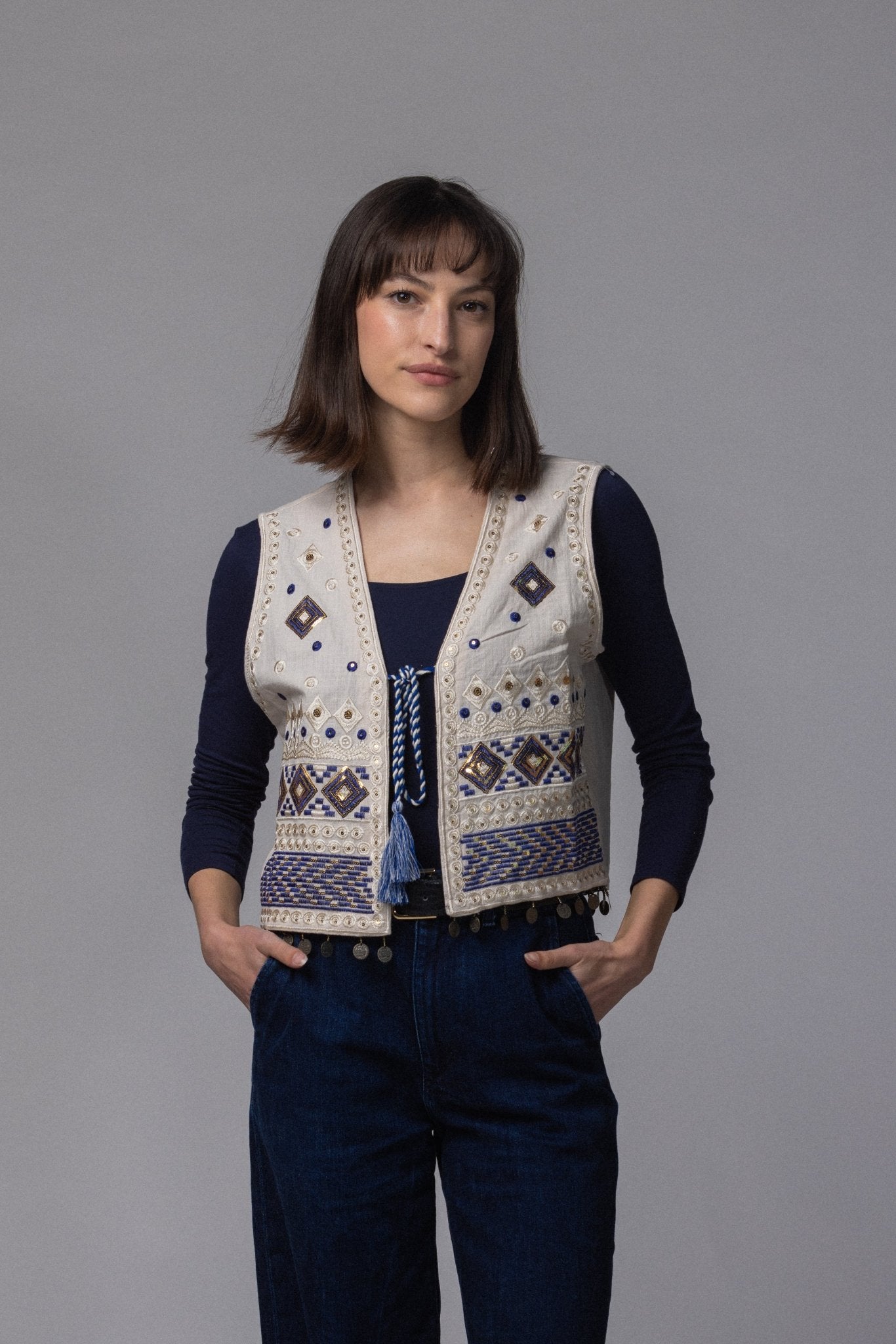 Gilet Brodé - La Doudounerie