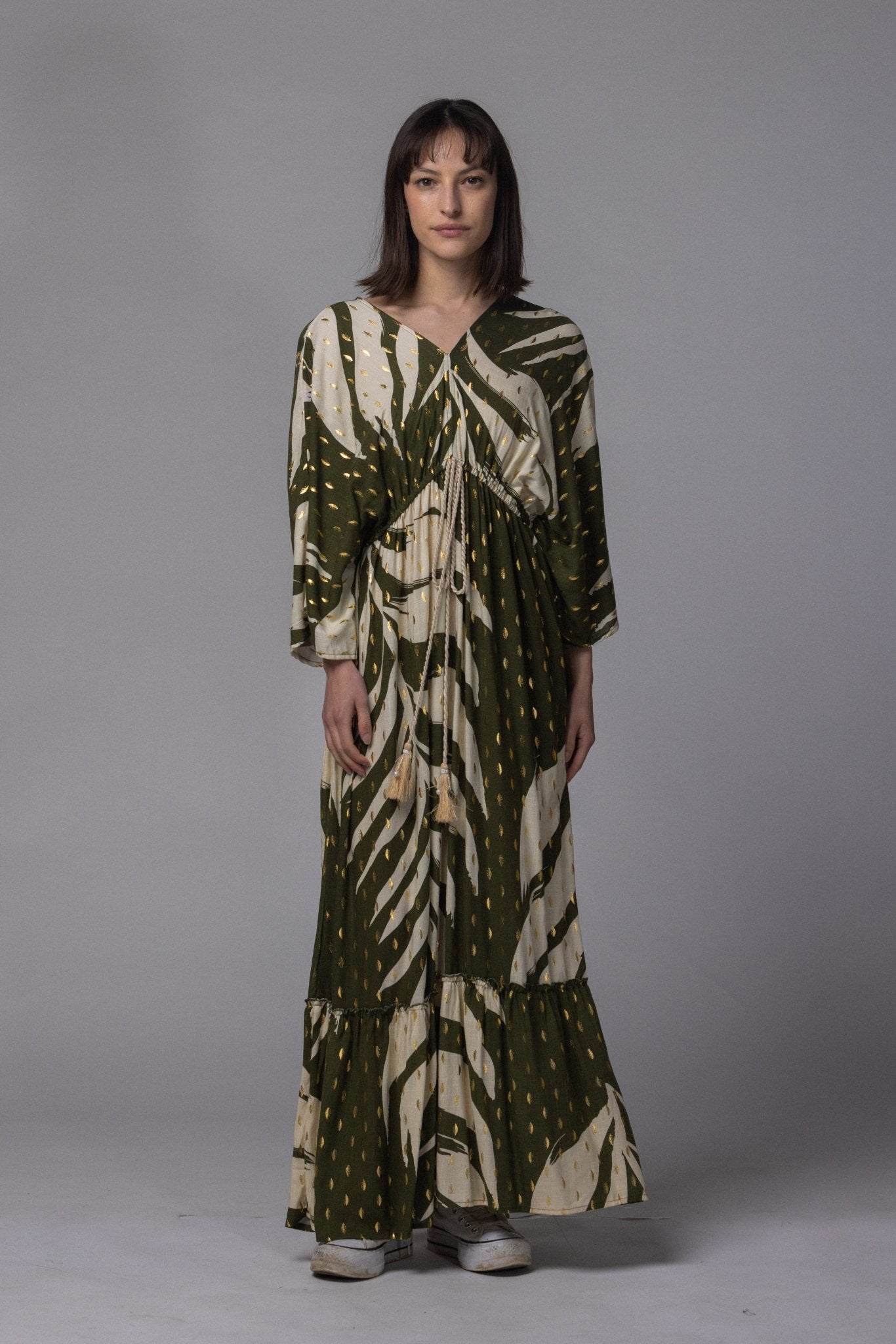 Robe avec détaille doré - La Doudounerie