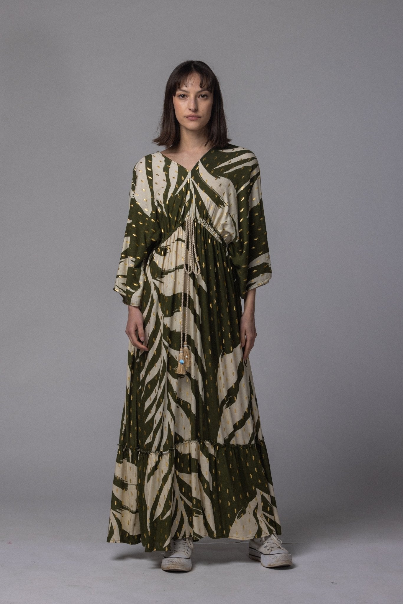 Robe avec détaille doré - La Doudounerie