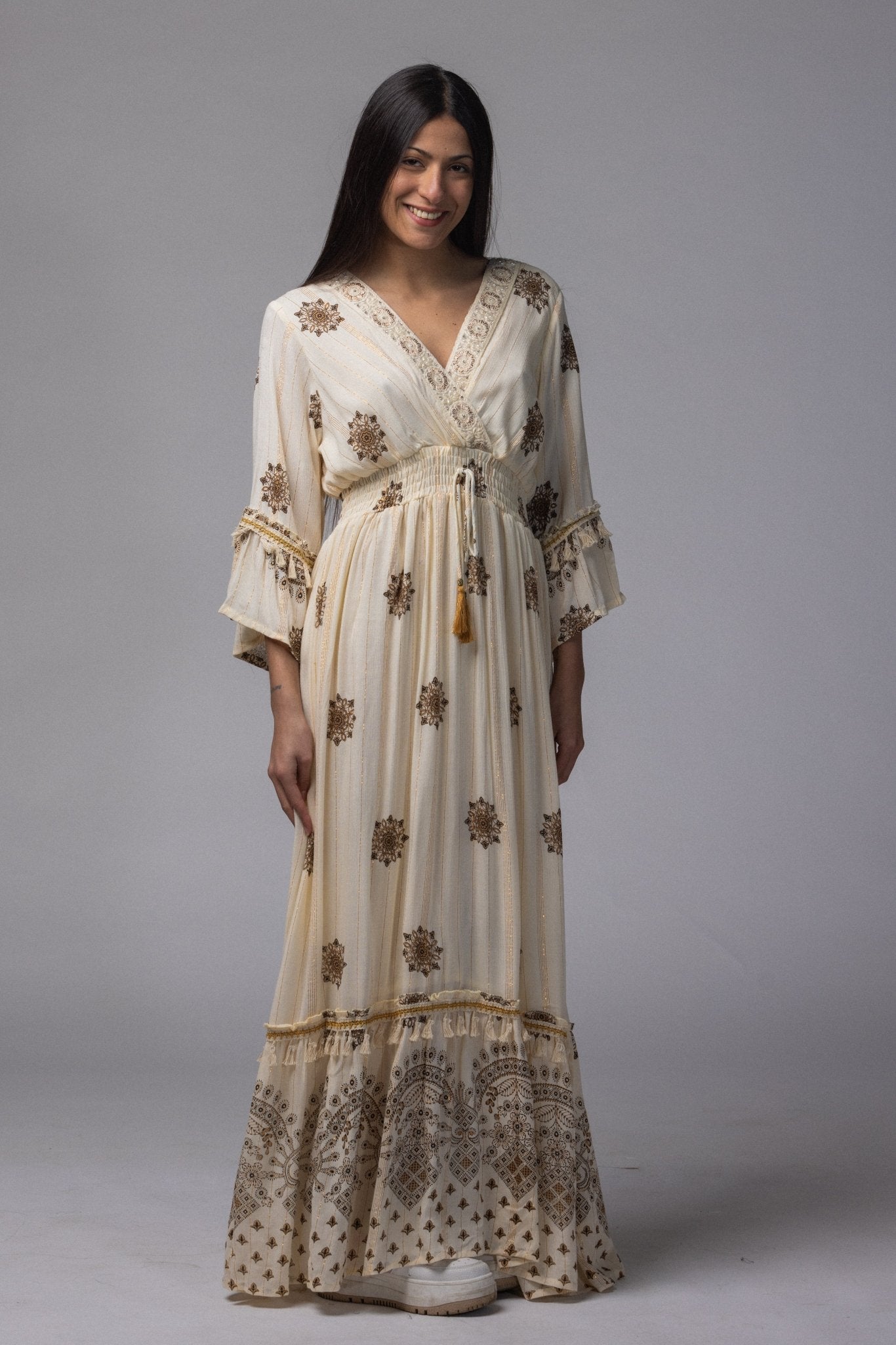 Robe brodé perle - La Doudounerie