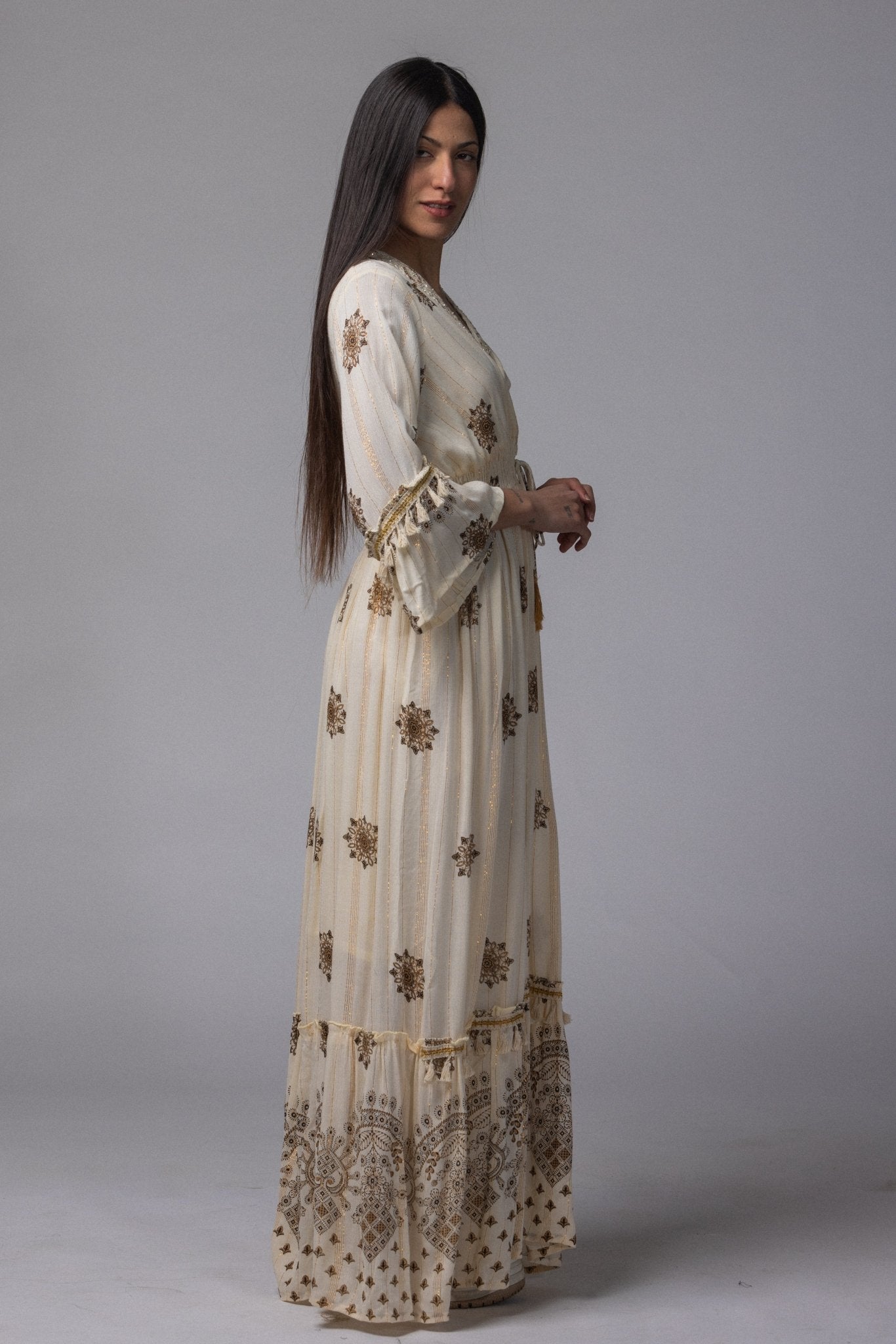 Robe brodé perle - La Doudounerie