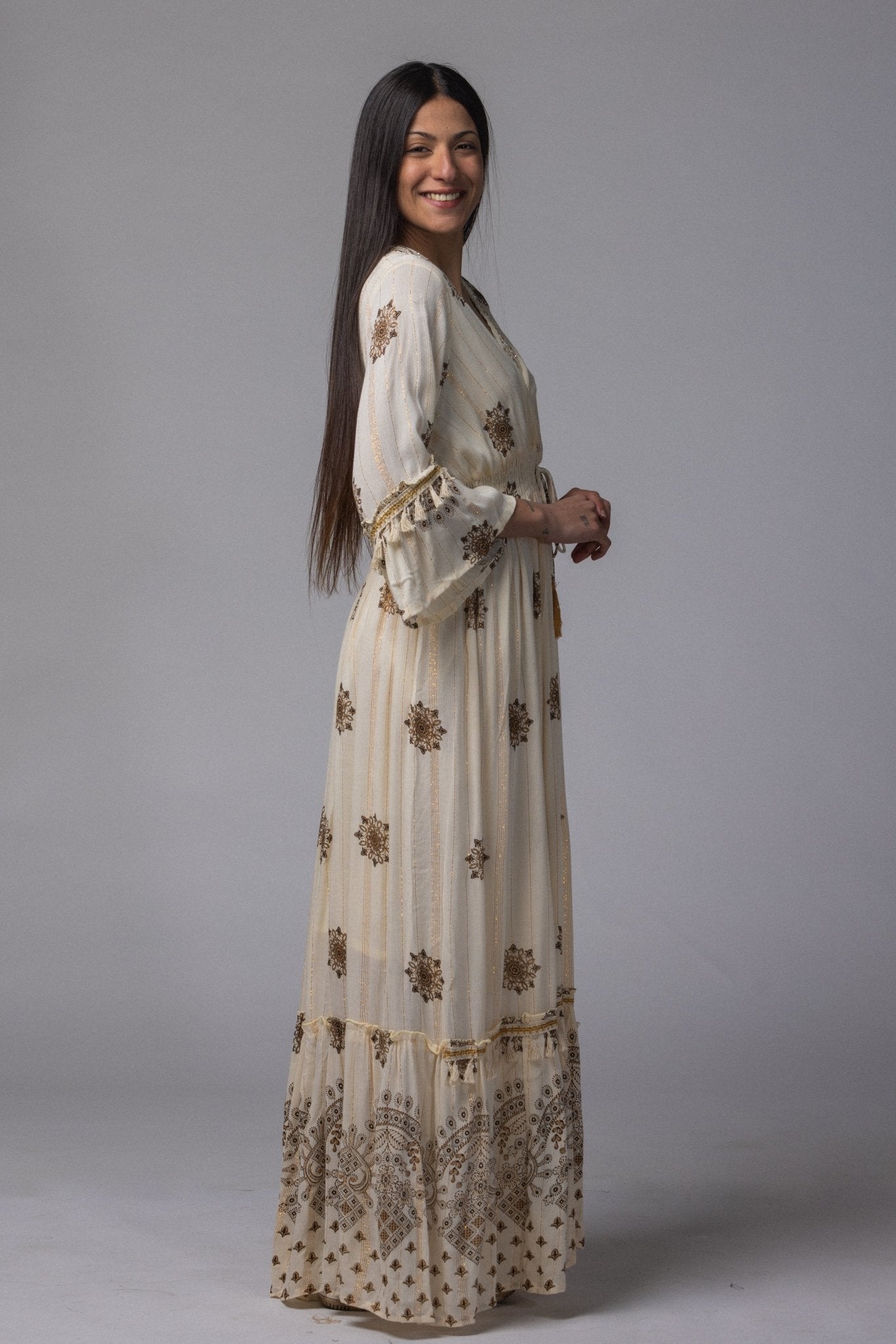 Robe brodé perle - La Doudounerie