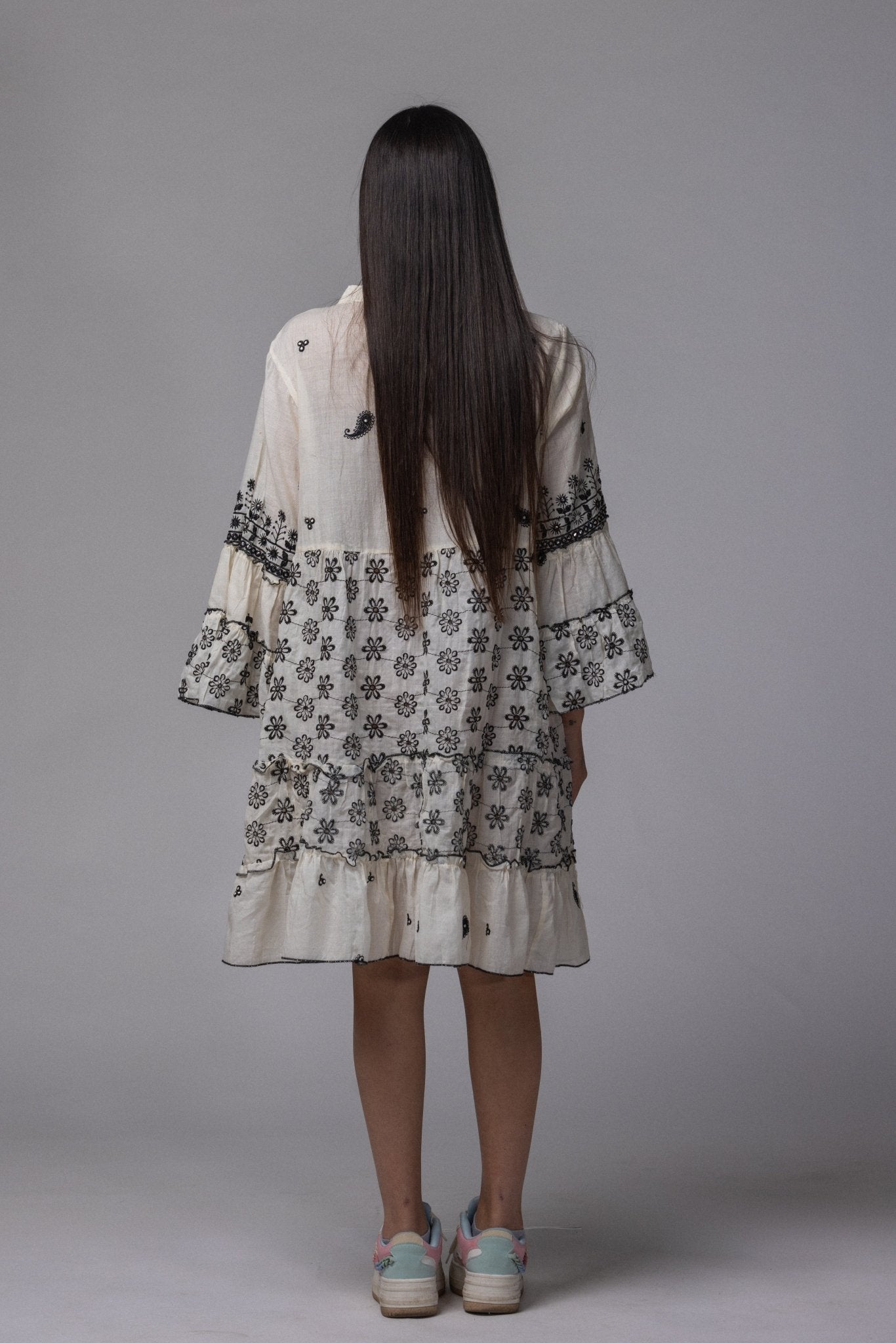 Robe courte motif - La Doudounerie
