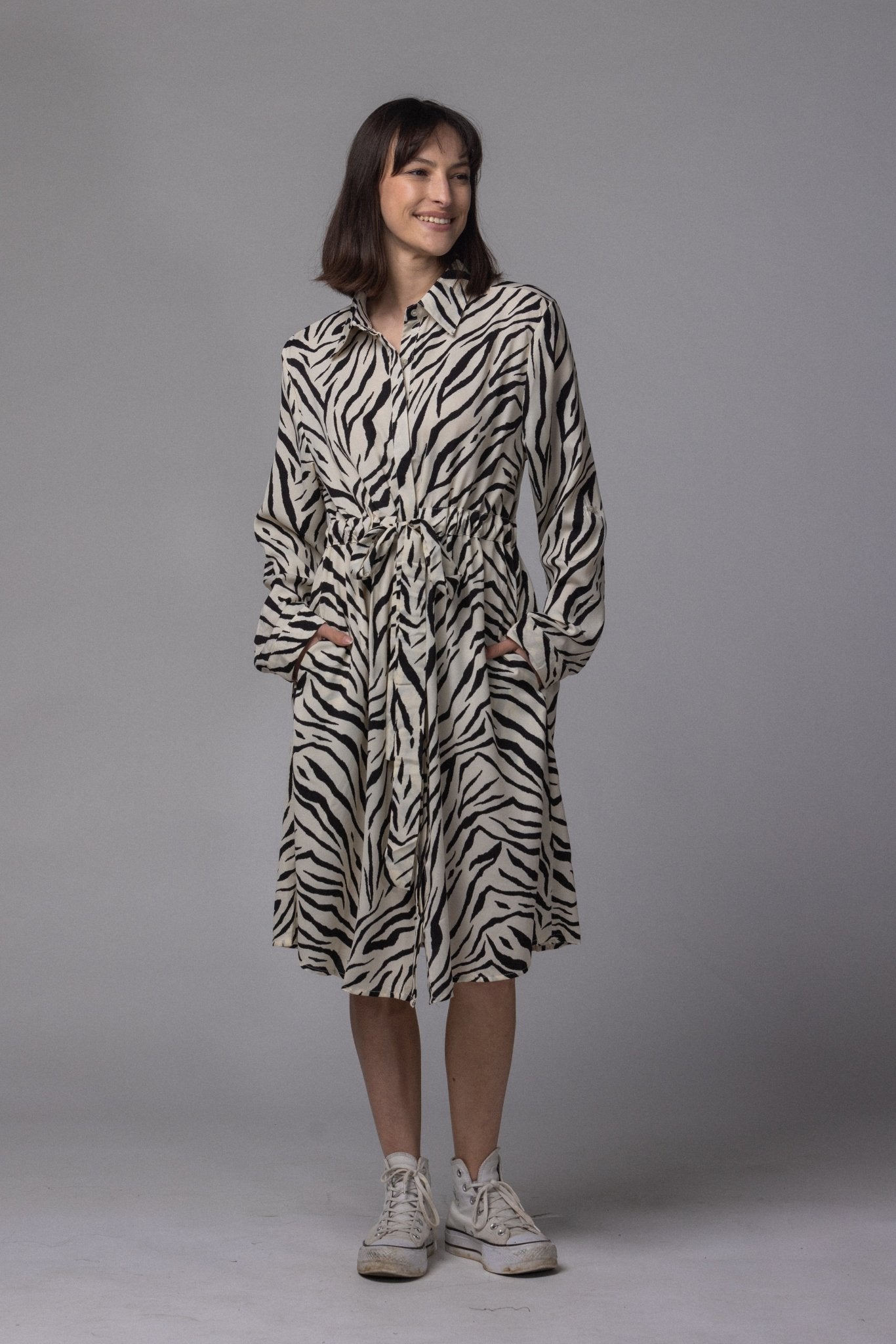 Robe courte safari - La Doudounerie