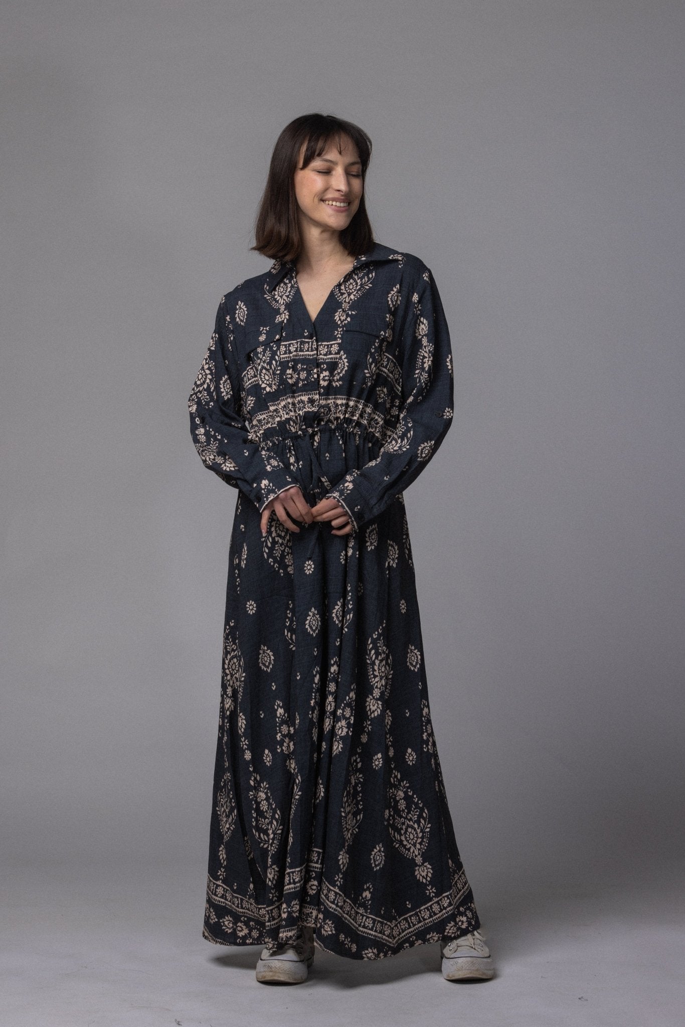 Robe Inda avec col - La Doudounerie