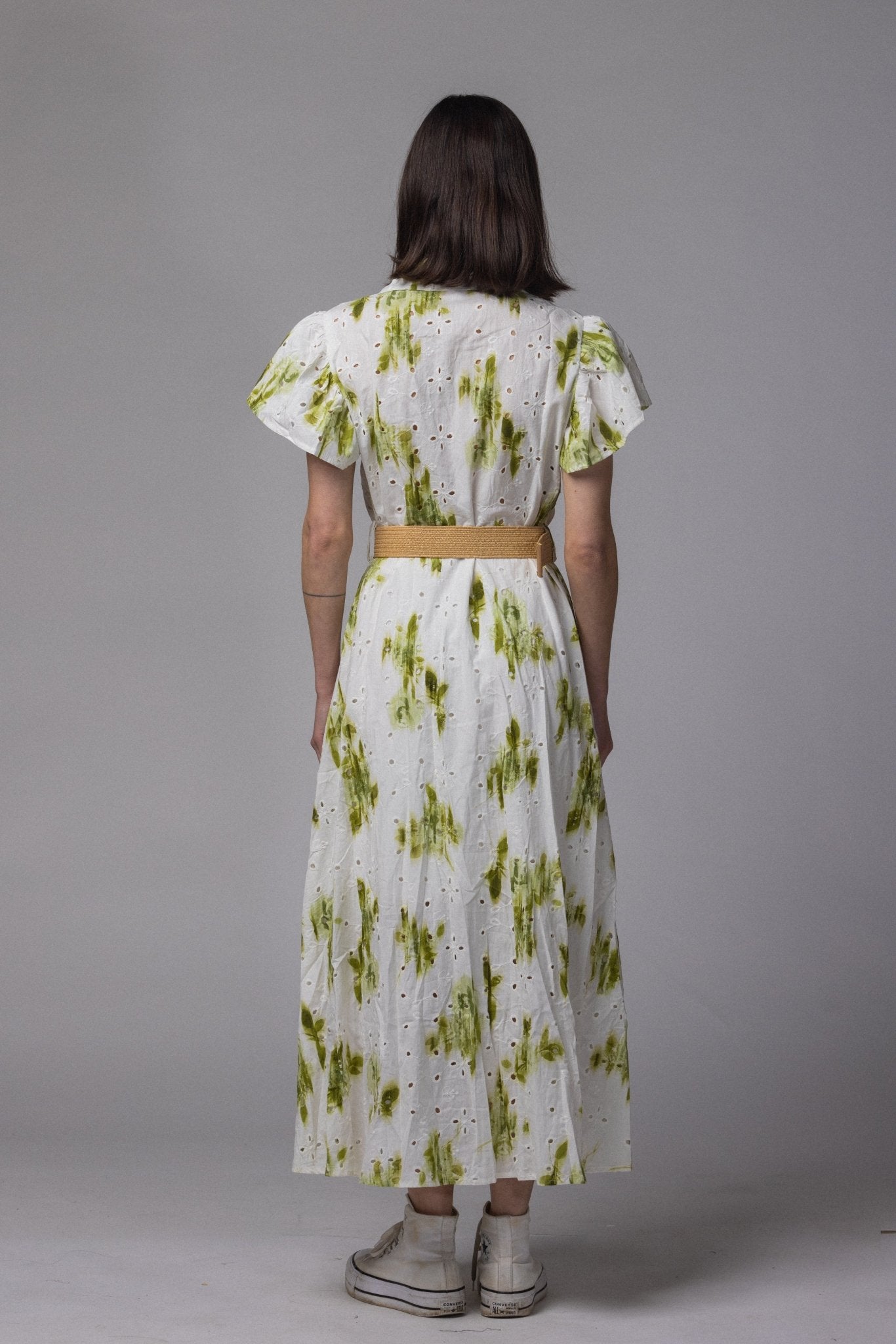 Robe longue avec ceinture - La Doudounerie