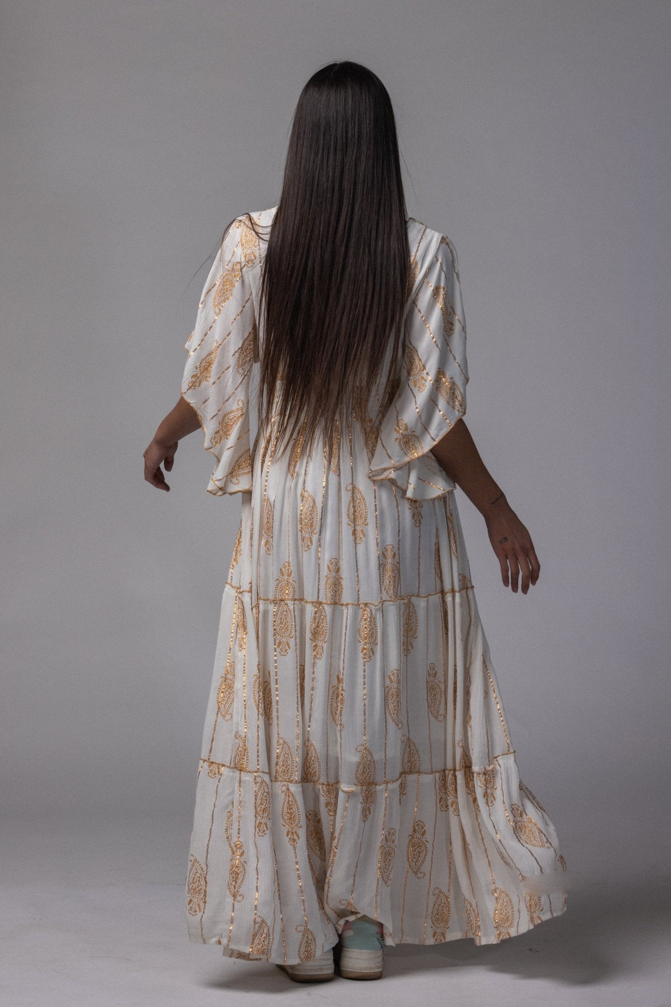 Robe longue brodé - La Doudounerie