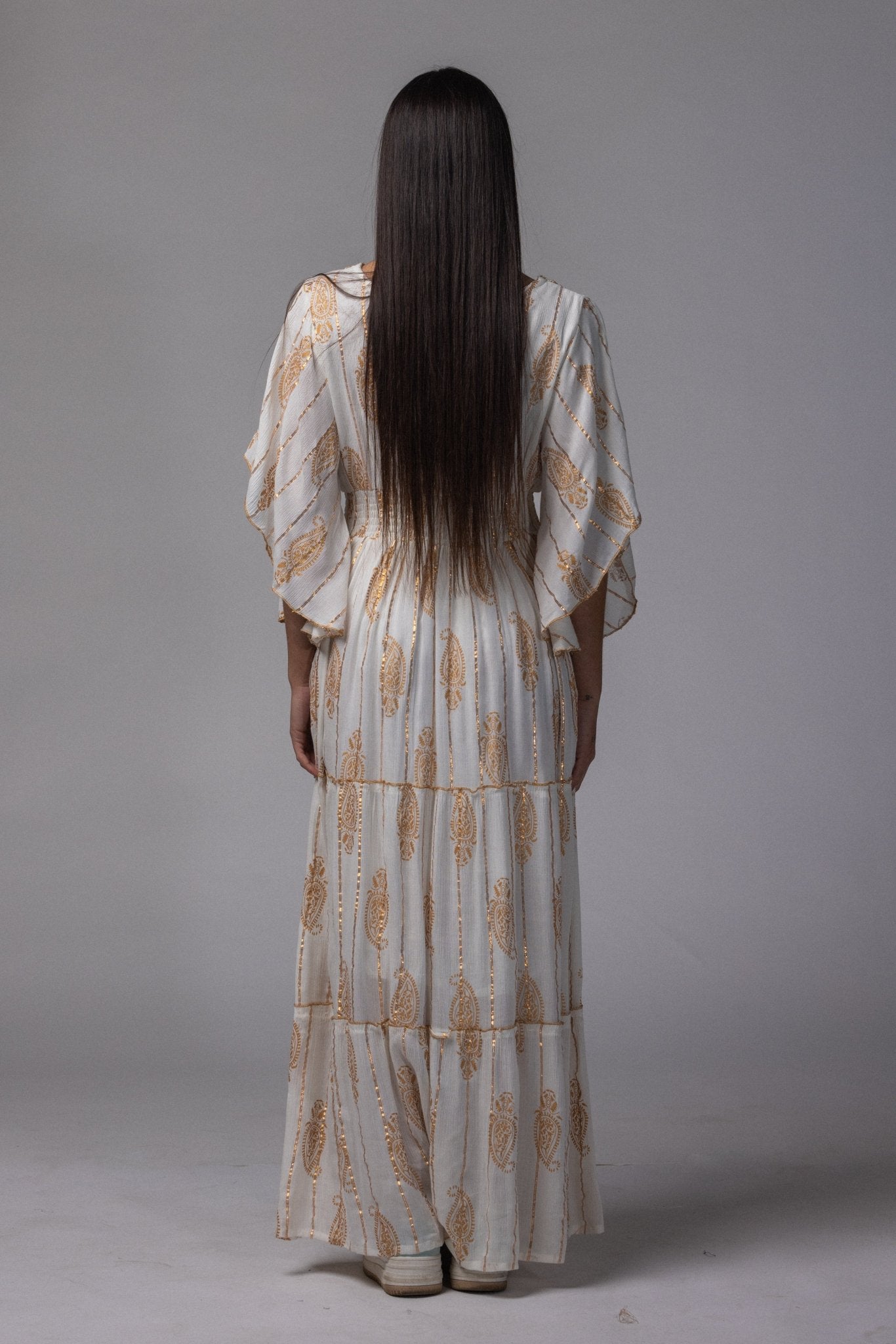 Robe longue brodé - La Doudounerie