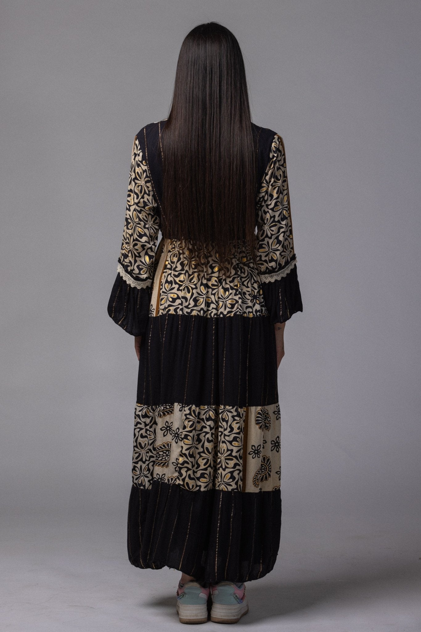 Robe longue brodé - La Doudounerie