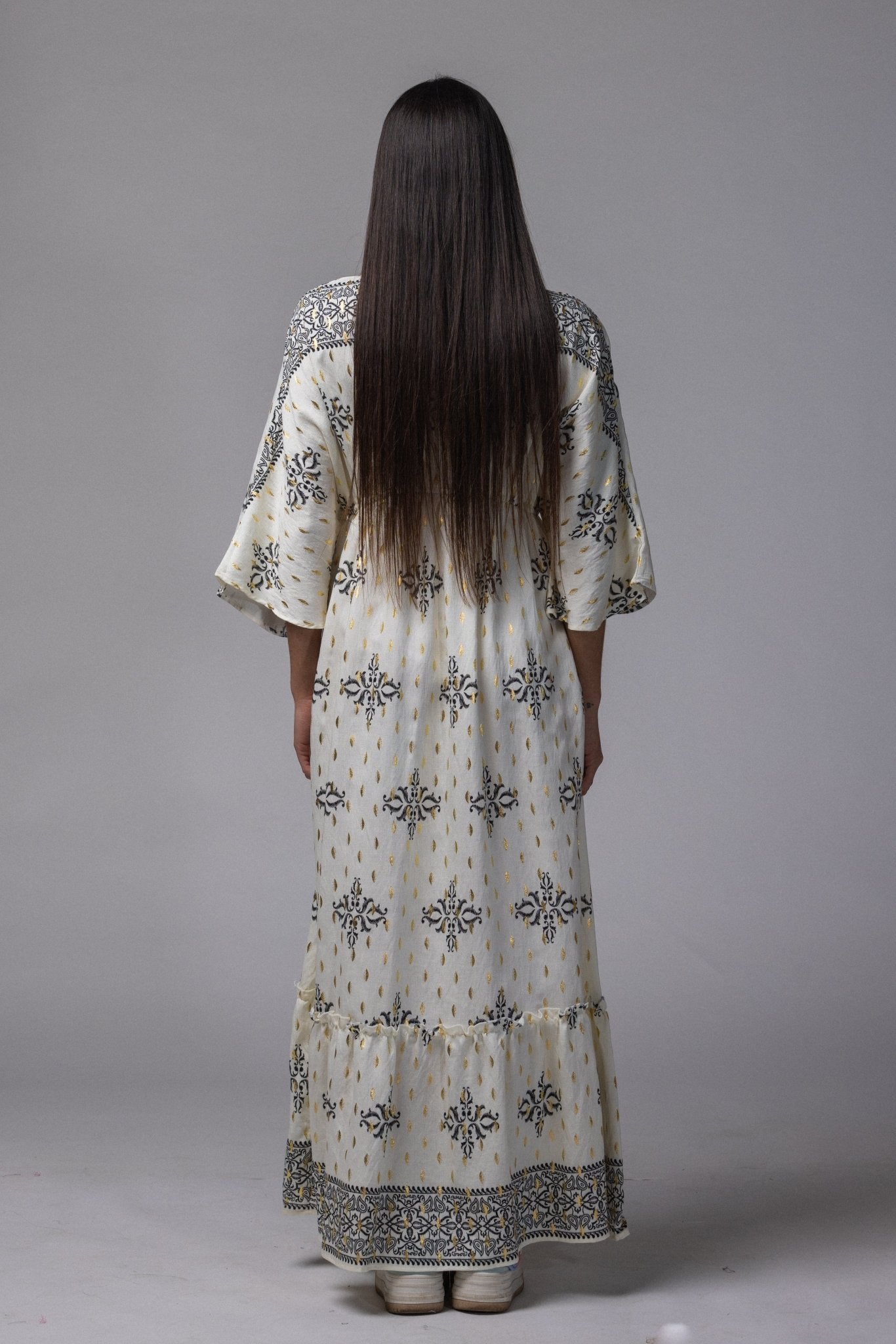 Robe longue doré - La Doudounerie