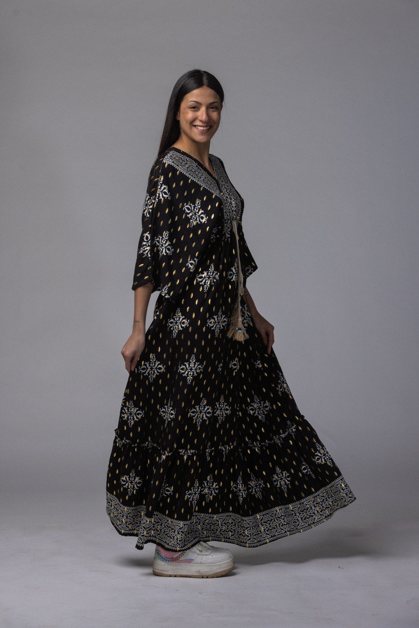 Robe longue doré - La Doudounerie