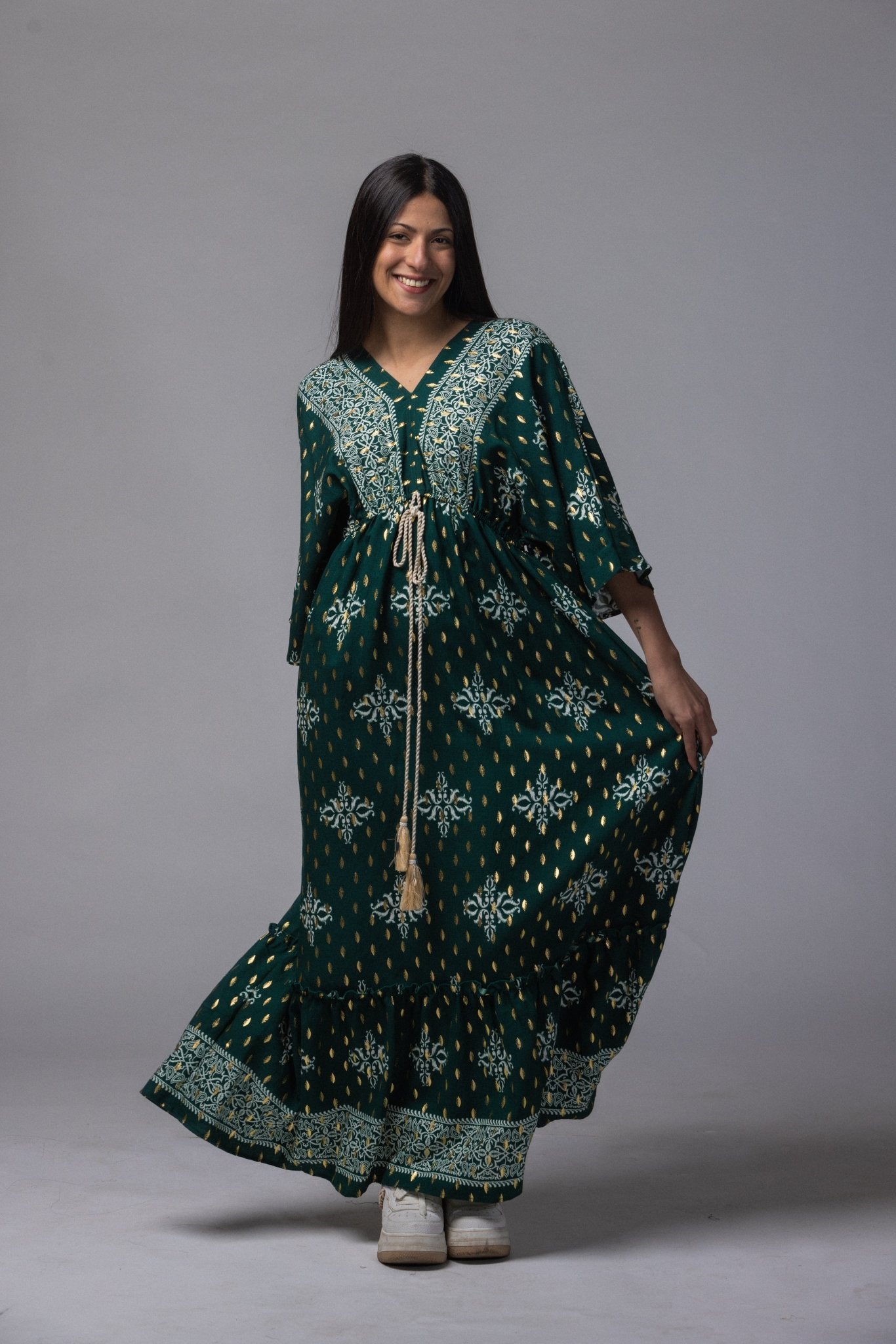 Robe longue doré - La Doudounerie
