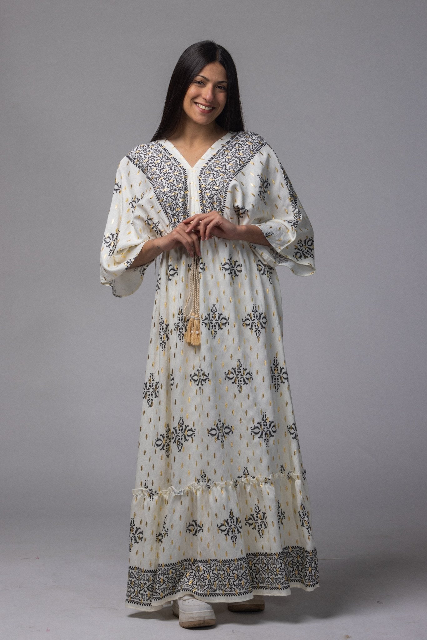 Robe longue doré - La Doudounerie