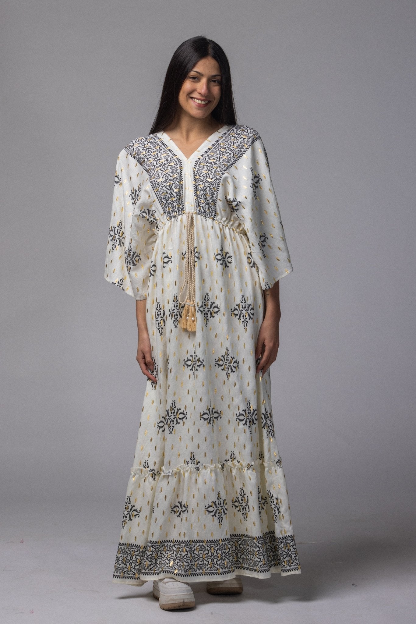 Robe longue doré - La Doudounerie