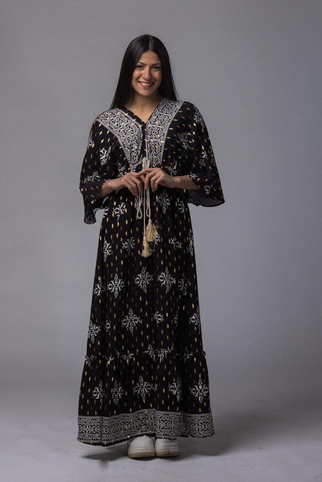 Robe longue doré - La Doudounerie