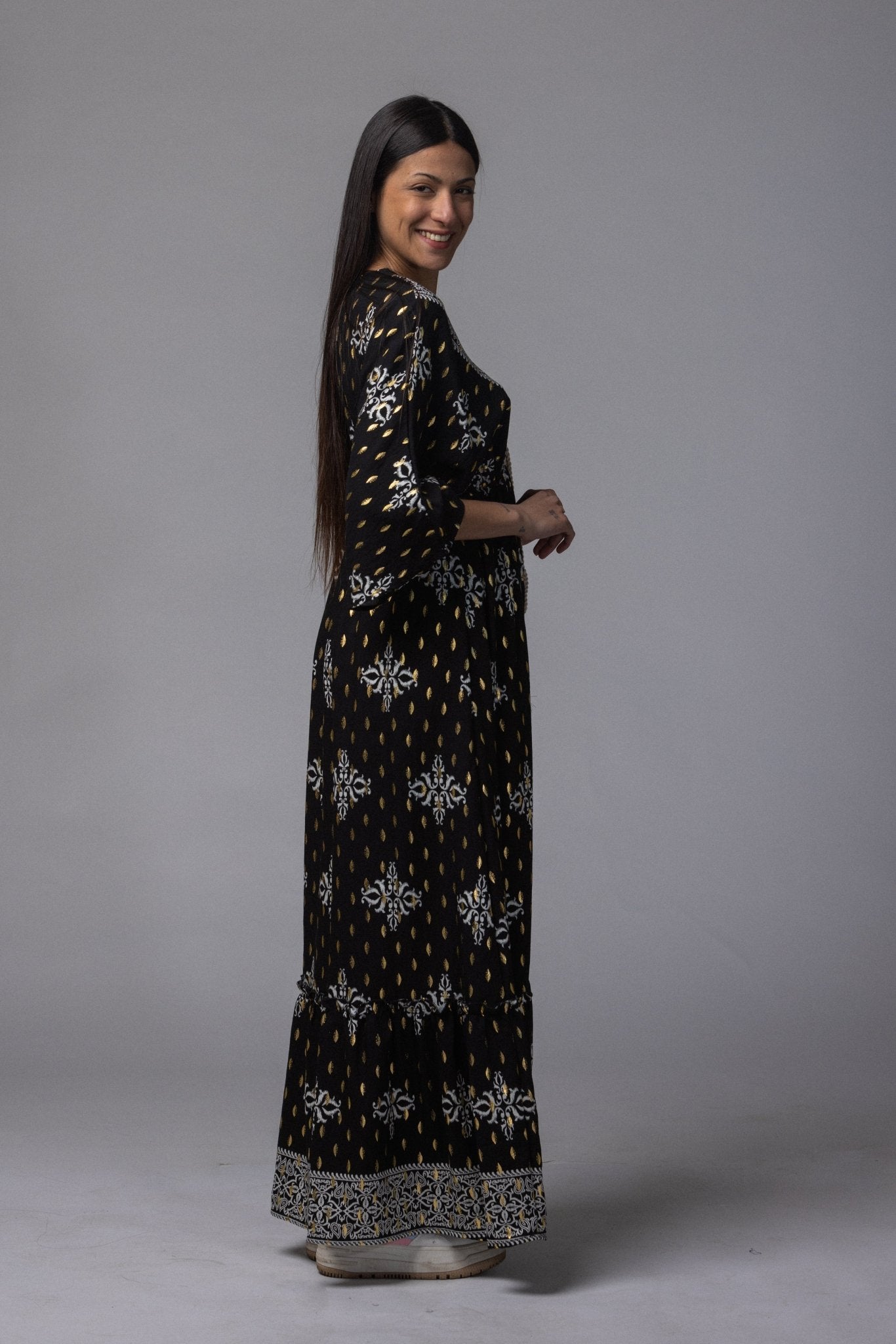 Robe longue doré - La Doudounerie