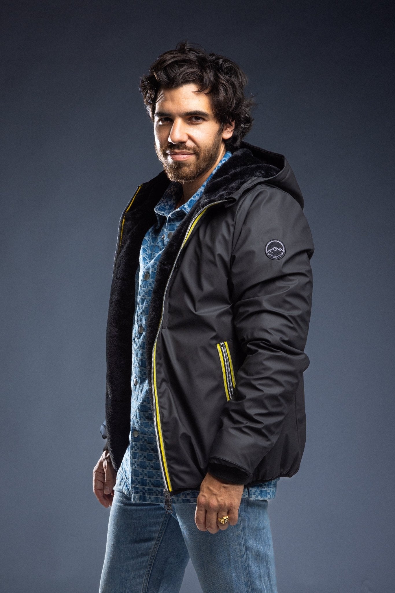 Stef Gomme reversible, impermeable Court - La Doudounerie