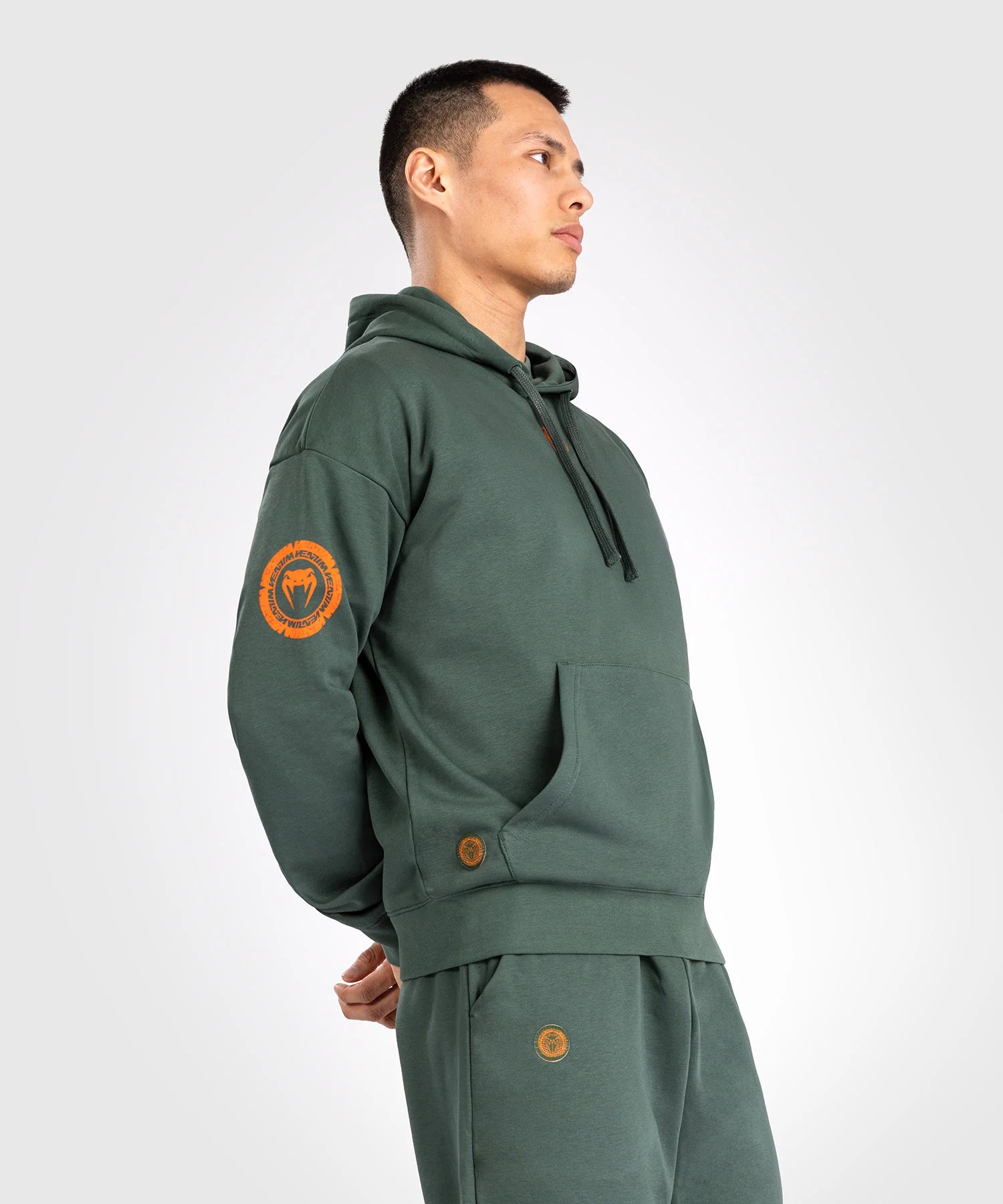 Sweatshirt À Capuche Pour Hommes Venum Vortex XL Lite - Kaki - La Doudounerie