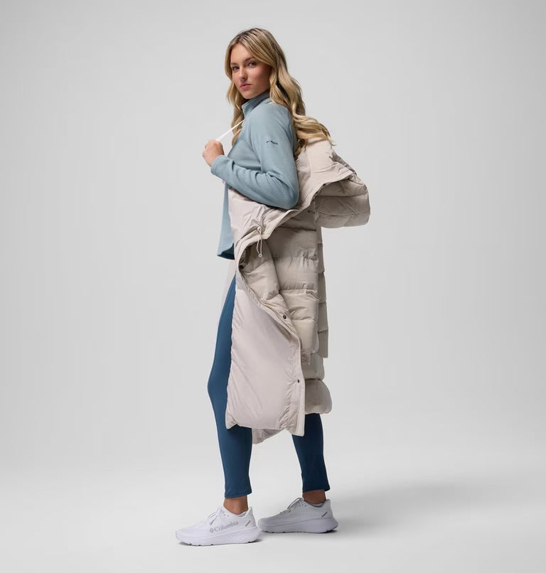 Doudoune Longue en Duvet à Capuche Amaze Puff