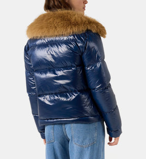 Doudoune Grand Froid brillante fausse fourrure Nevada shiny - JOTT