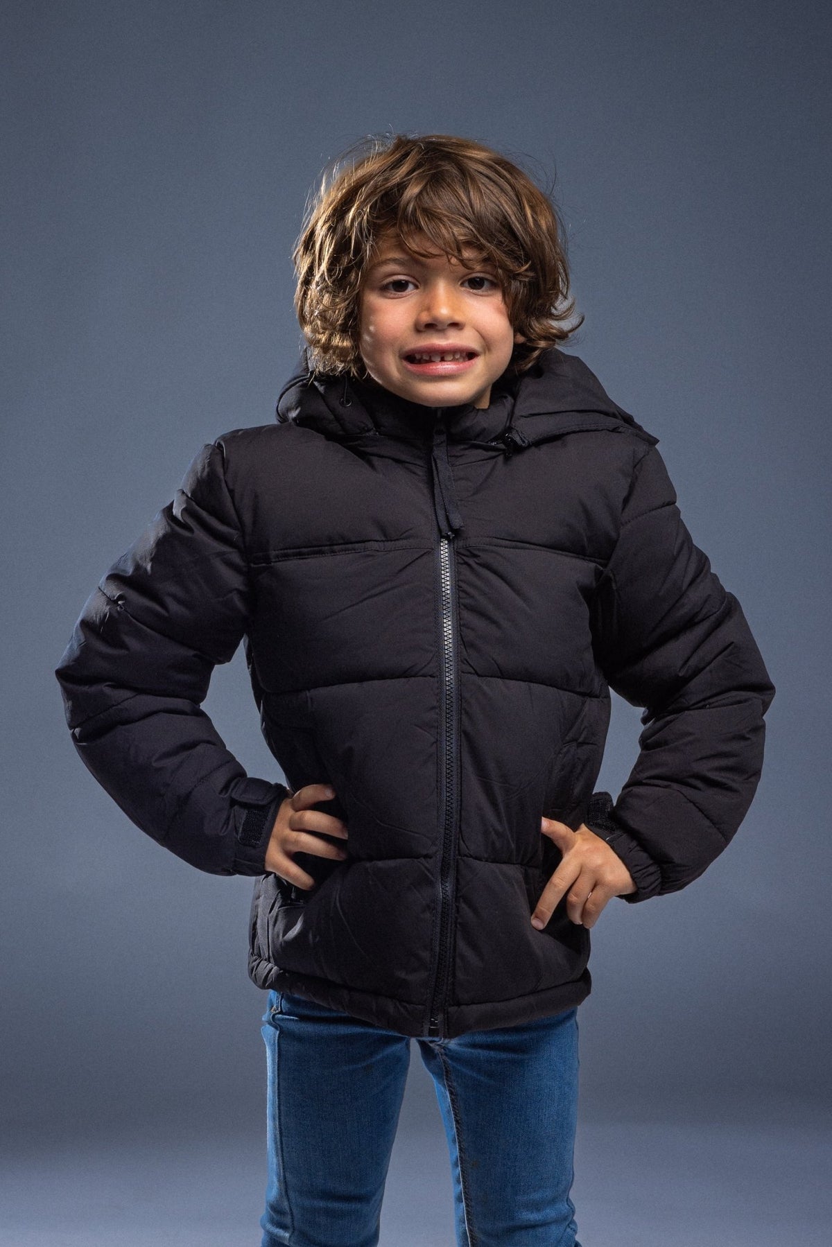 BiColor Kids Bleu Noir - La Doudounerie