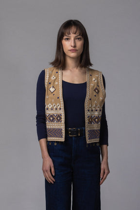 Gilet Brodé - La Doudounerie