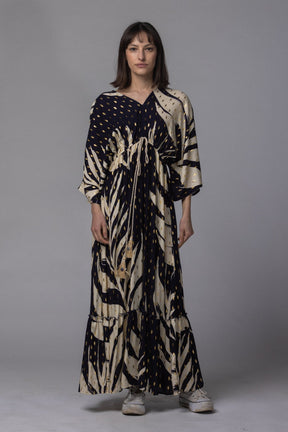 Robe avec détaille doré - La Doudounerie
