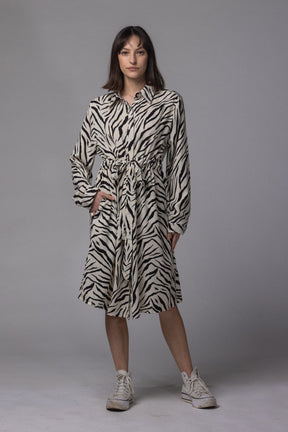 Robe courte safari - La Doudounerie