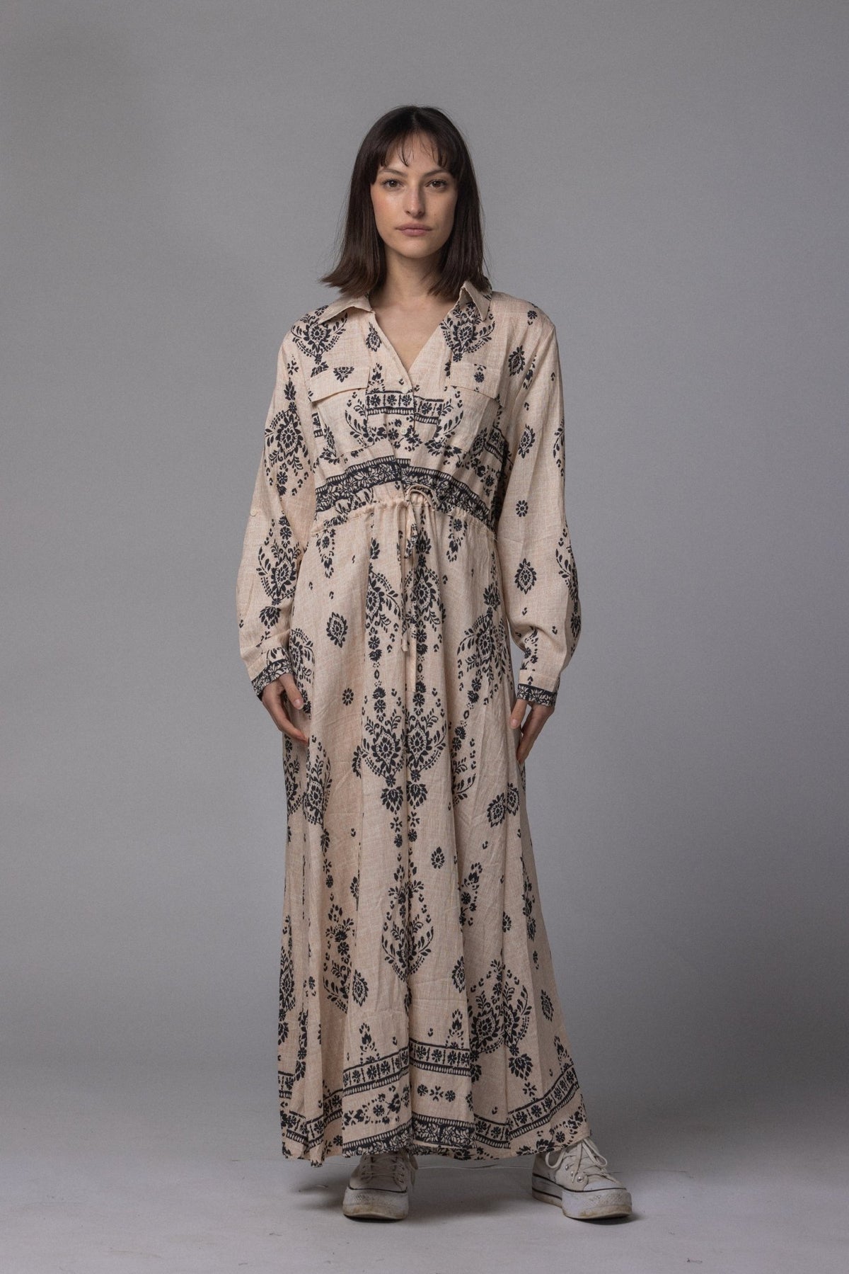 Robe Inda avec col - La Doudounerie