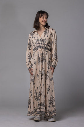 Robe Inda avec col - La Doudounerie