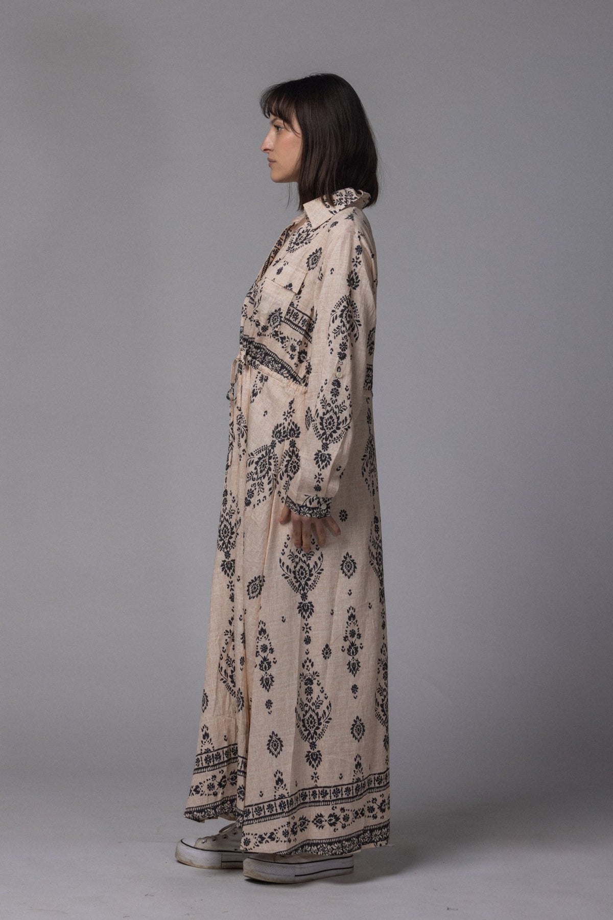 Robe Inda avec col - La Doudounerie