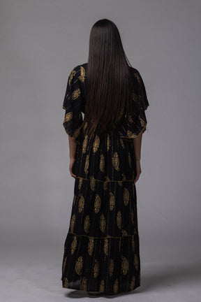 Robe longue brodé - La Doudounerie