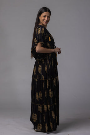 Robe longue brodé - La Doudounerie
