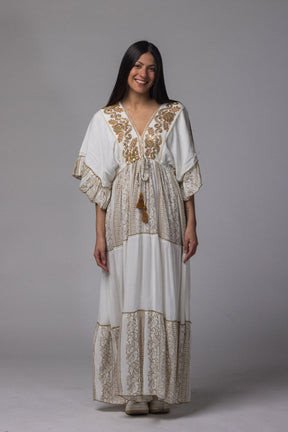 Robe longue doré - La Doudounerie