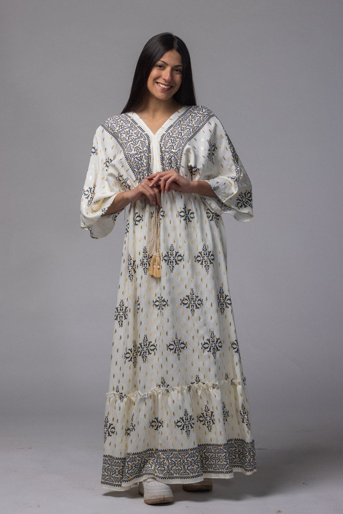 Robe longue doré - La Doudounerie