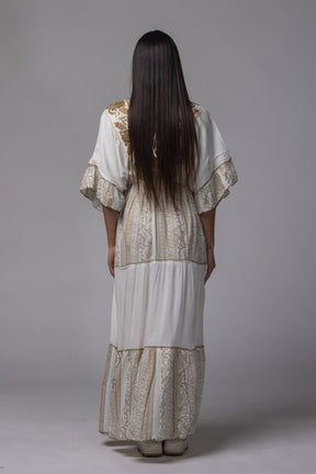 Robe longue doré - La Doudounerie