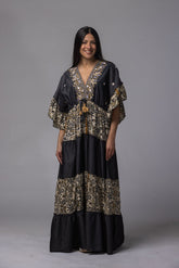 Robe longue patch détaillé - La Doudounerie