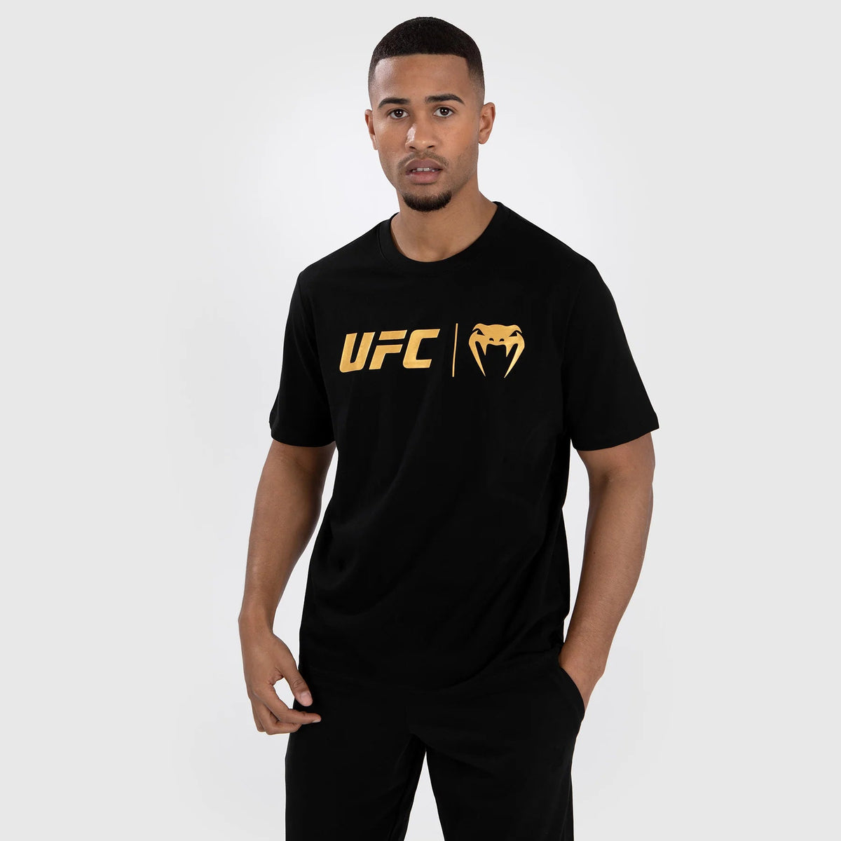 Venum Classic T-Shirt UFC - Noir/Or - La Doudounerie