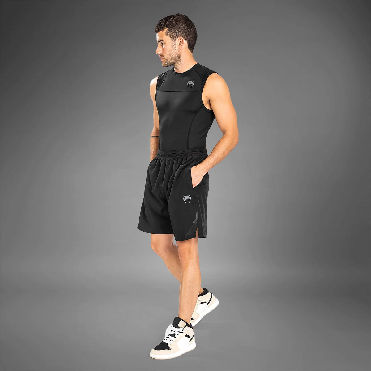 Venum G - Fit Short d'entraînement Air - Noir - La Doudounerie
